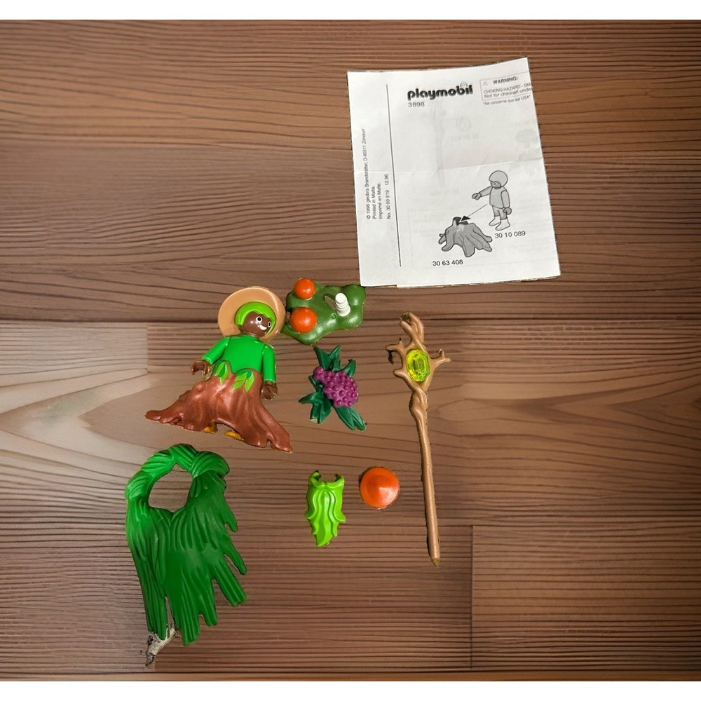 1997 Geobra Playmobil TREE STUMP GOBLIN 3898 Playset- Complete